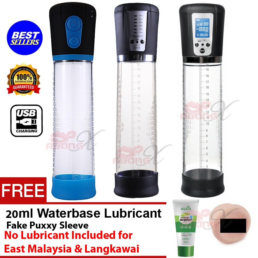 Lcd Rechargeable Penis Enlargement Automatic Vacuum Penis Pump