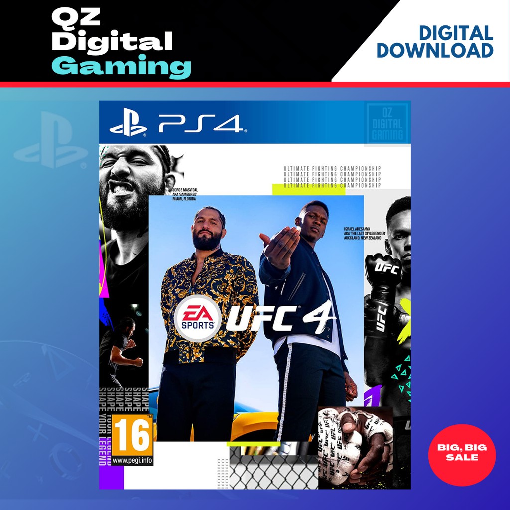 PS4 / PS5 UFC 4 Digital Download Shopee Malaysia