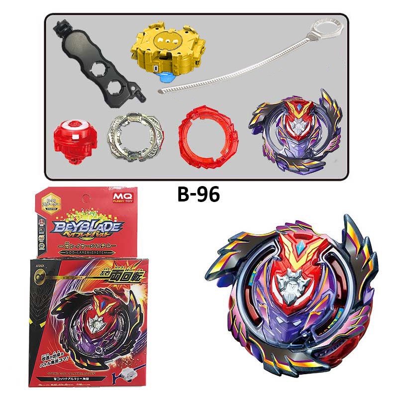 Beyblade burst sb b-74 kreis satan b-79 drain fafnir b-96 strike god ...