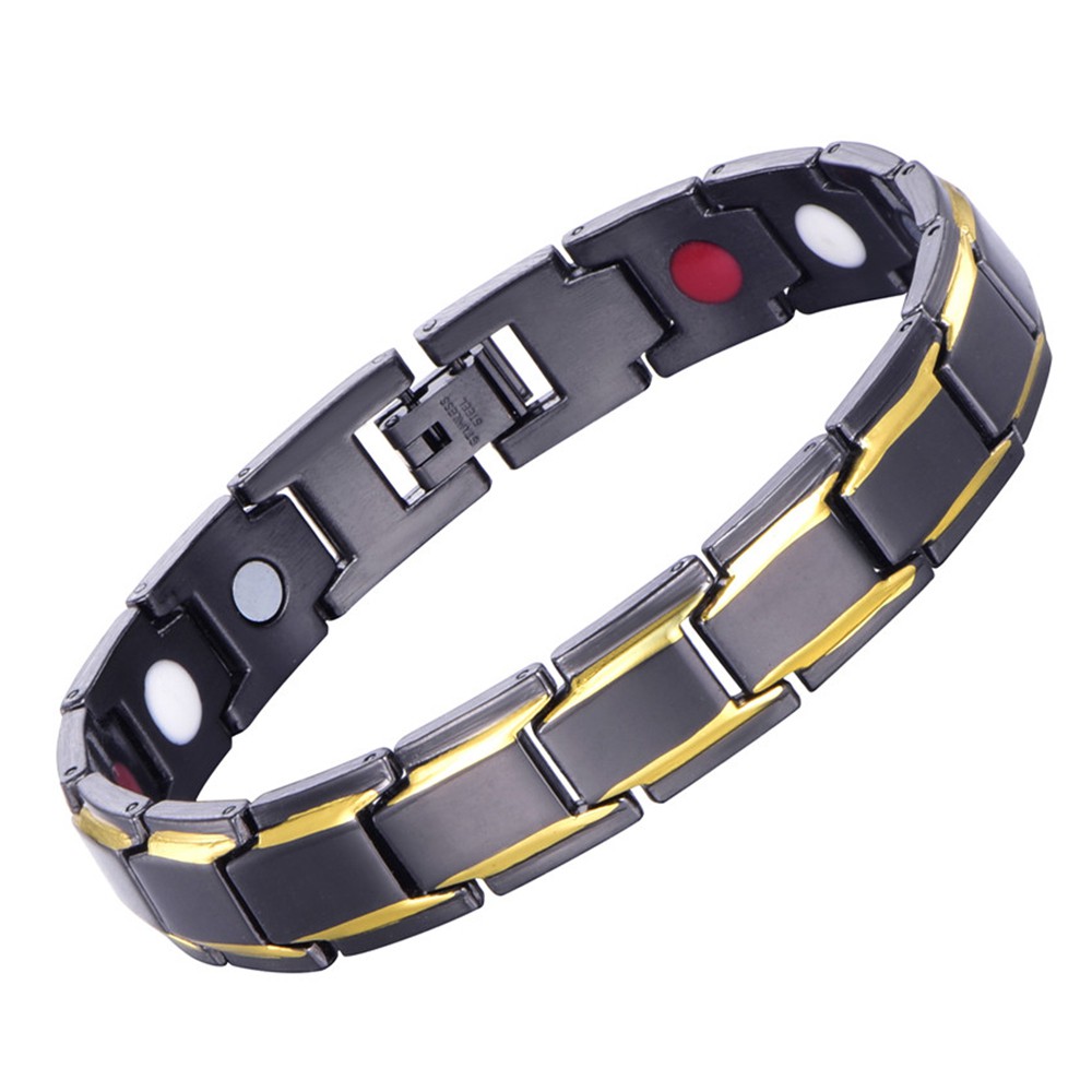 Black Male Bracelets Bangles Energy Balance Germanium