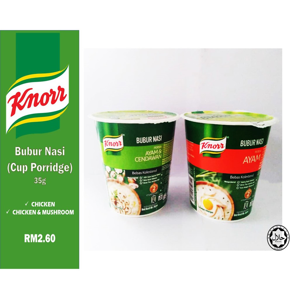 Knorr Bubur Nasi Cup Porridge 35g