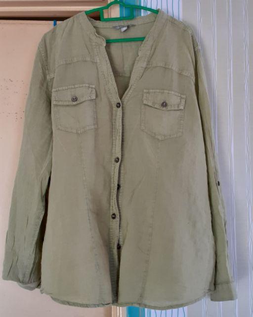 BAJU KEMEJA BLOUSE LENGAN PANJANG PENDEK MURAH TERPAKAI BAJU KEMEJA BLOUSE LENGAN PANJANG PENDEK MURAH TERPAKAI