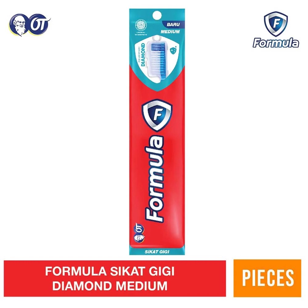 1pcs WMO OT1844 medium diamond formula toothbrush