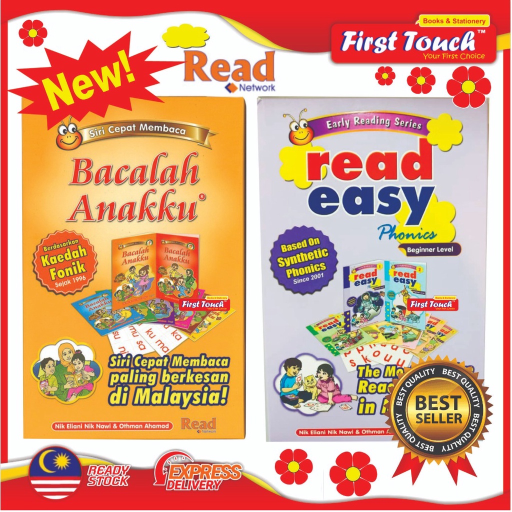 Bacalah Anakku Siri Cepat Membaca / Read Easy Phonics Beginner Level