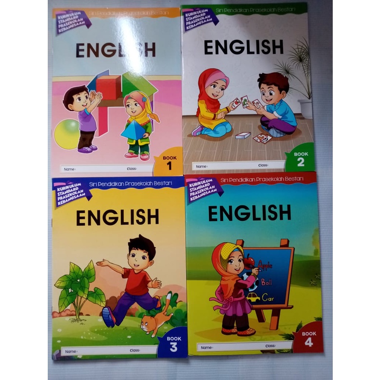 Buku Latihan Prasekolah Bestari English Aras Mega 123 Dan 4 Shopee Malaysia 4041