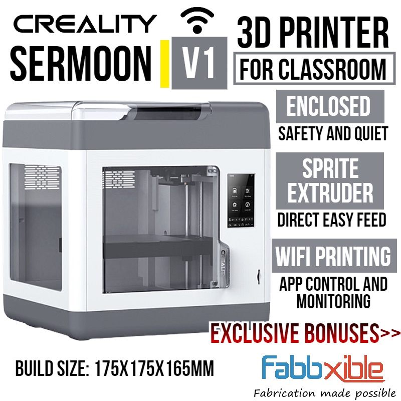 Creality 3D Sermoon V1/V1 Pro Fully Enclosed User Friendly 3D Printer