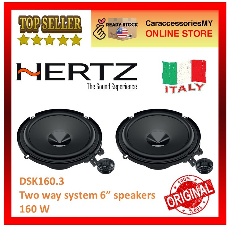 Hertz Dieci DSK 160.3 Two Way Components Systems (6.5"/160W)