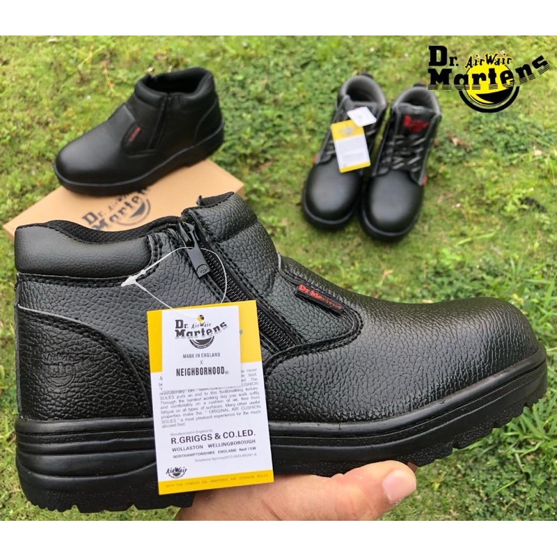 Hot Ready Stock Dr Martens Safety Boot / Kasut safety DocMat Tahan Lasak/Kasut Kerja Ade besi