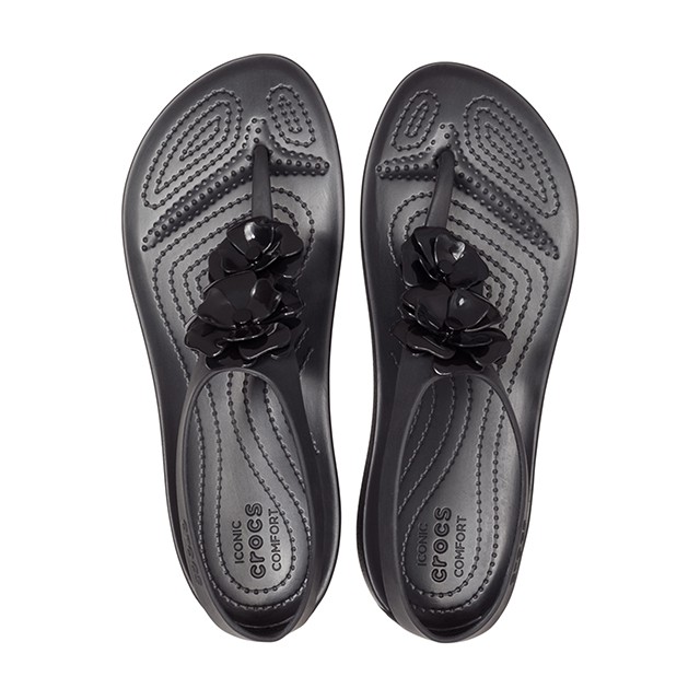 iconic crocs comfort flip flops