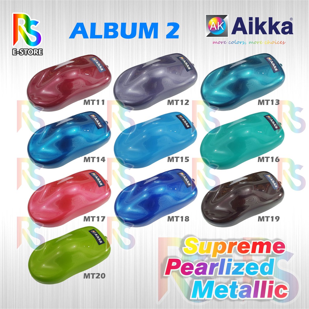 Aikka Supreme Metallic Album 2 Special Color 2020 Warna Baru 2020 Shopee Malaysia