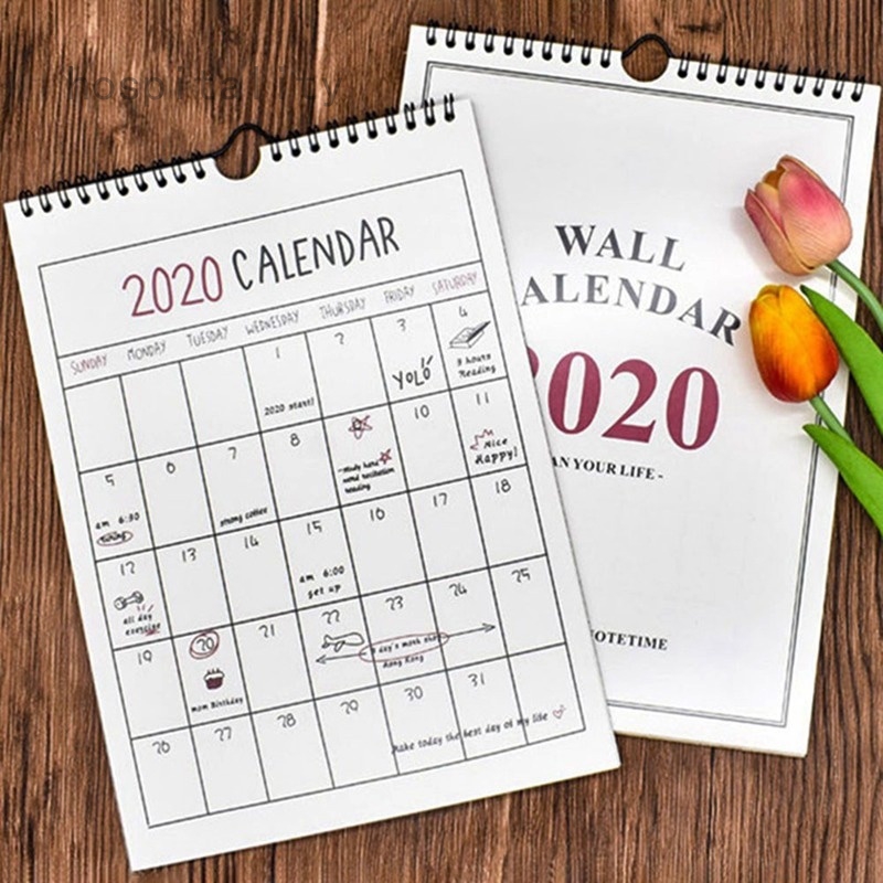 2020 Table Calendar Weekly Planner Monthly Plan Desk Calendar