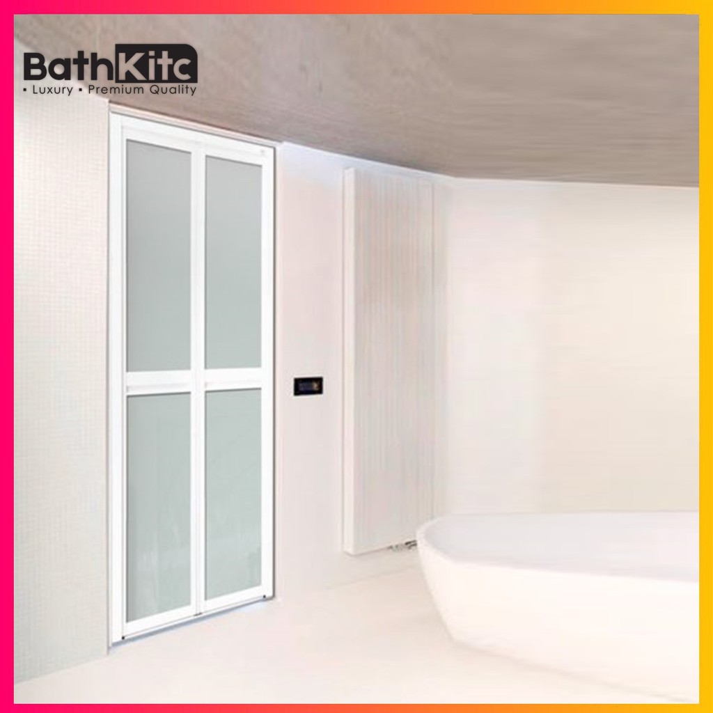 CLEAR PANEL Bathroom or Toilet Bi Fold  door Multiple 