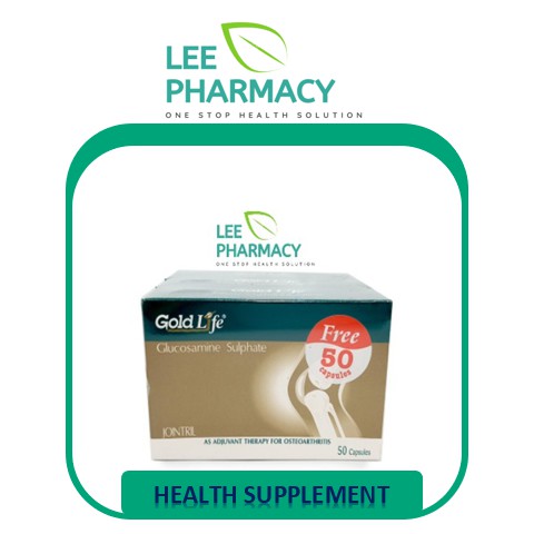 Gold Life Glucosamine Sulphate Jointril 3x50's [Glucosamine 500mg][Joint Supplement]