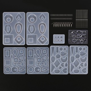 157 Pack Silicone Earring Molds Jewelry Epoxy Resin Molds Earring