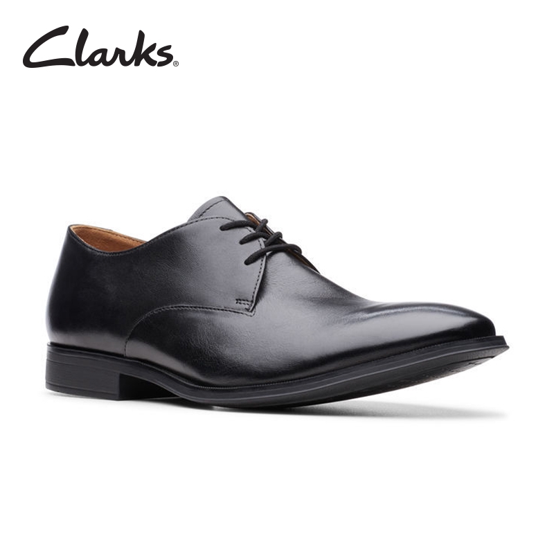 clarks formal black shoes