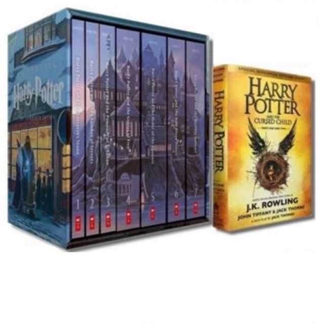 Harry Potter Complete Books Set 1-8books Harry Potter Full | Shopee ...