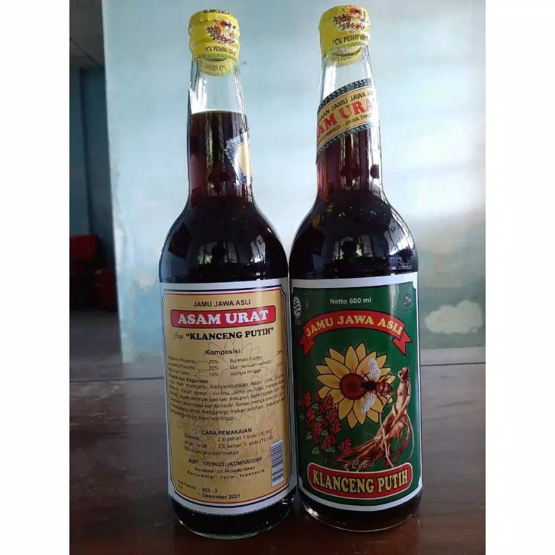 Ready Stock Jamu Asam Urat Klanceng Putih Ubat Asam Urat Gout Jamu Jawa Tradisional Asam Urat 600ml Shopee Malaysia