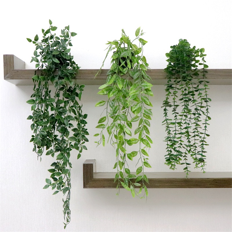 1pc 90cm Artificial Ivy Plants Vine Green Dill Leaf Wall Hanging Leaves