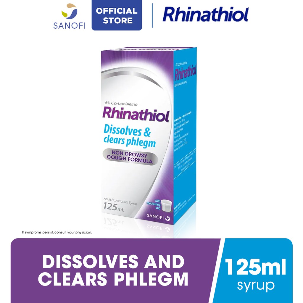 Rhinathiol Cough Relief Adult Syrup (125ml) Shopee Malaysia