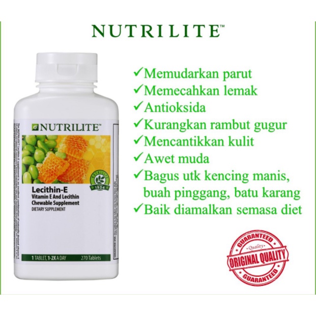 Lecithin e amway untuk kurus