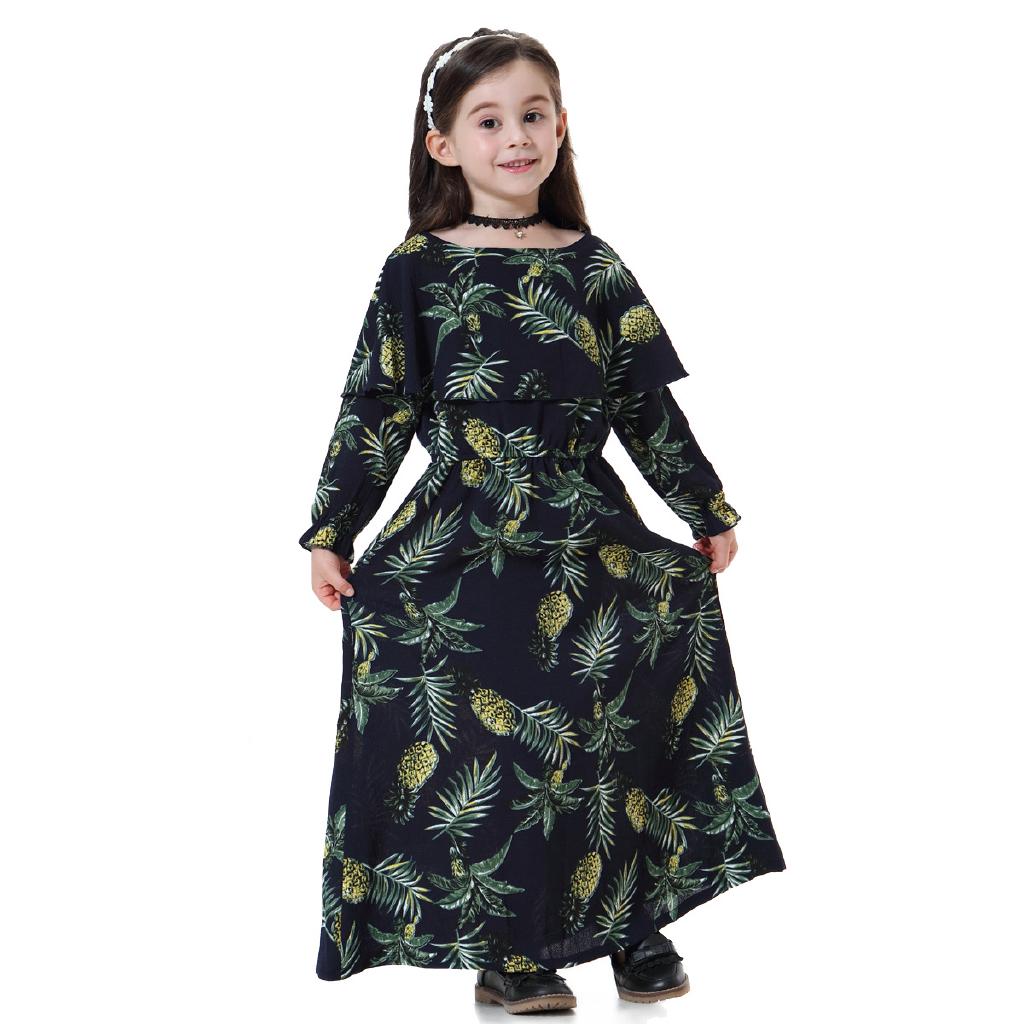 Kids Muslim Baju  Kurung Jubah Kanak Budak Perempuan  Girls 