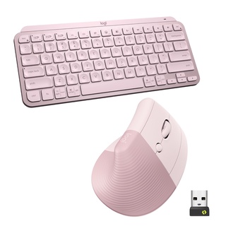 PC Backlit Keys Quiet Graphite Bluetooth or Logi Bolt USB Receiver Laptop Logitech MX Keys Mini Keyboard and Lift Vertical Ergonomic Mouse Combo Wireless Windows/macOS/iPadOS 