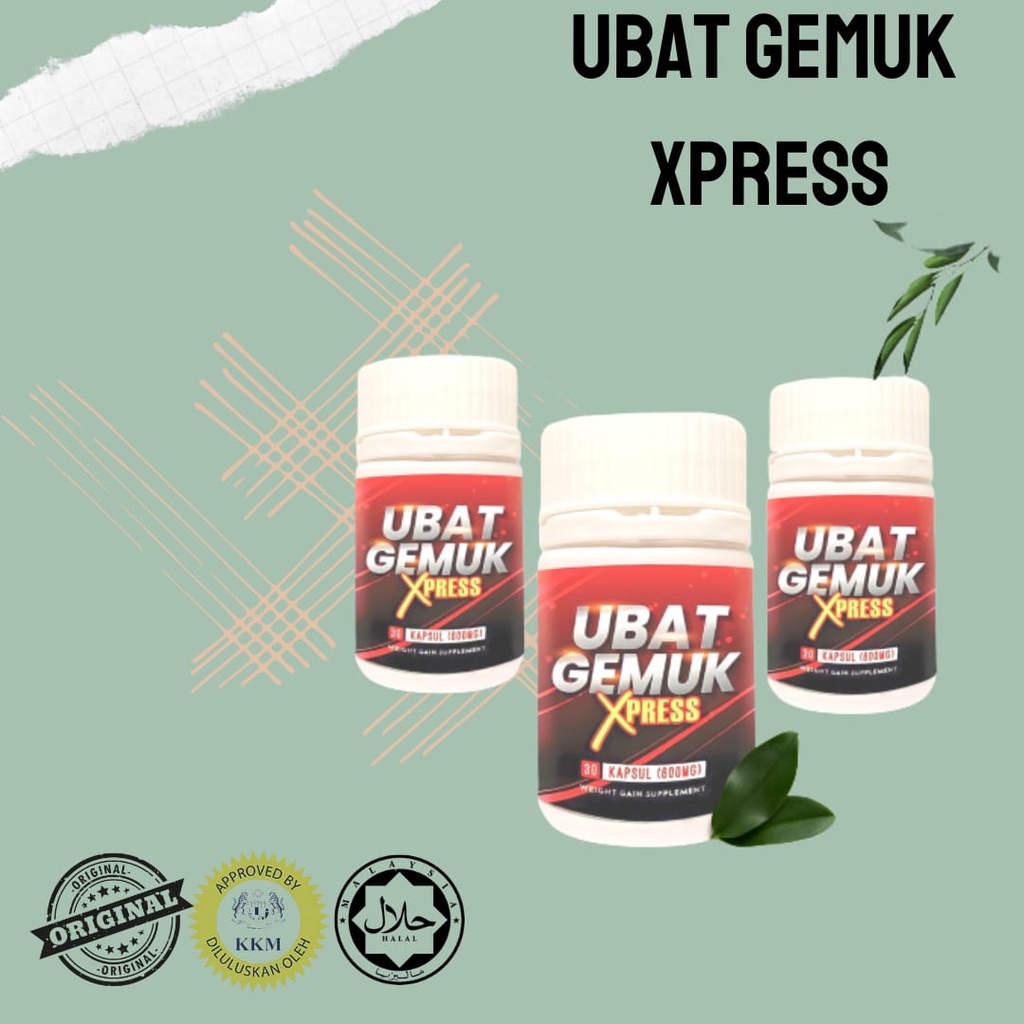 UBAT GEMUK XPRESS VITAMIN GEMUK WEIGHT GAIN LULUS KKM Shopee Malaysia