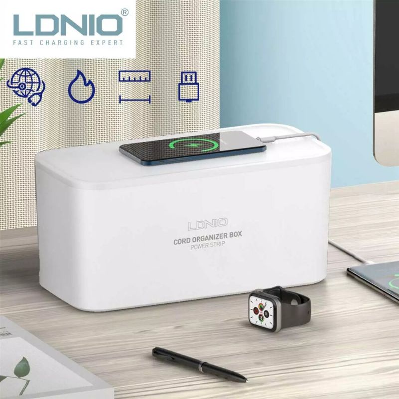 LDNIO Management Power Strip Box SC5309 With 5 Outlets and 3 USB Port