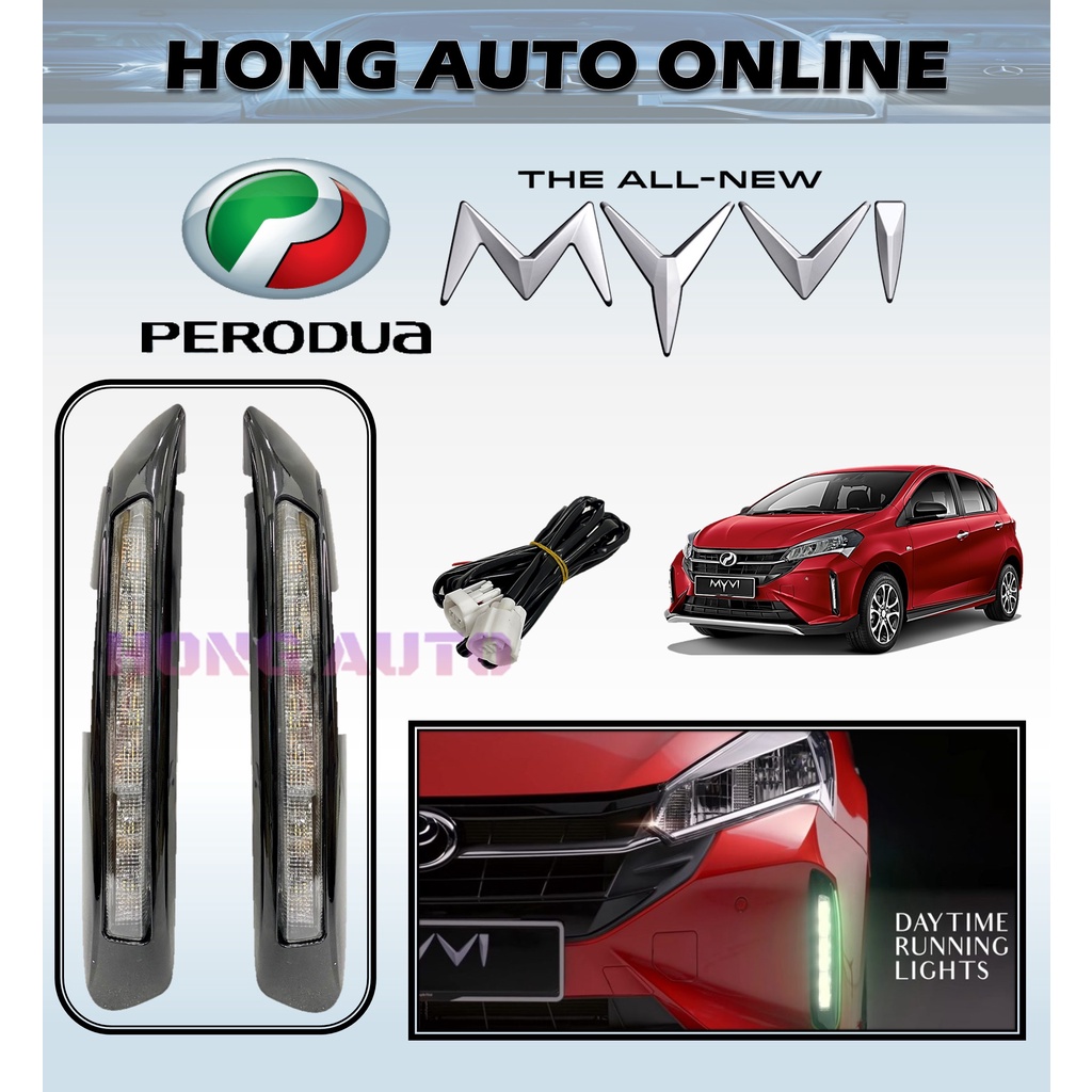 Perodua Myvi 2022 Myvi New Oem Front Bumper Led Daylight Led Daytime