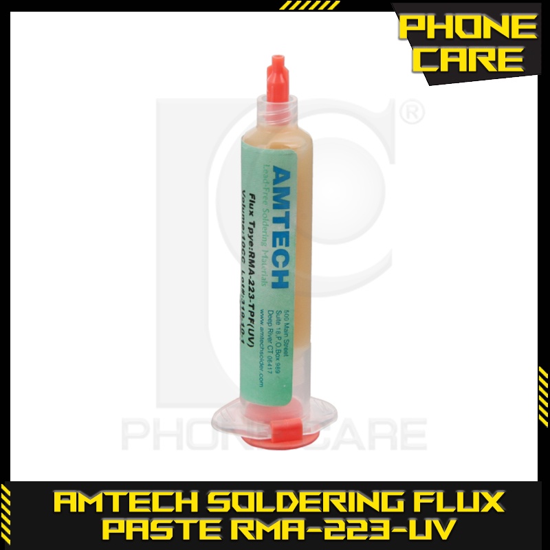 AMTECH SOLDERING FLUX PASTE RMA223UV PCB BOARD NOCLEAN SOLDER FOR