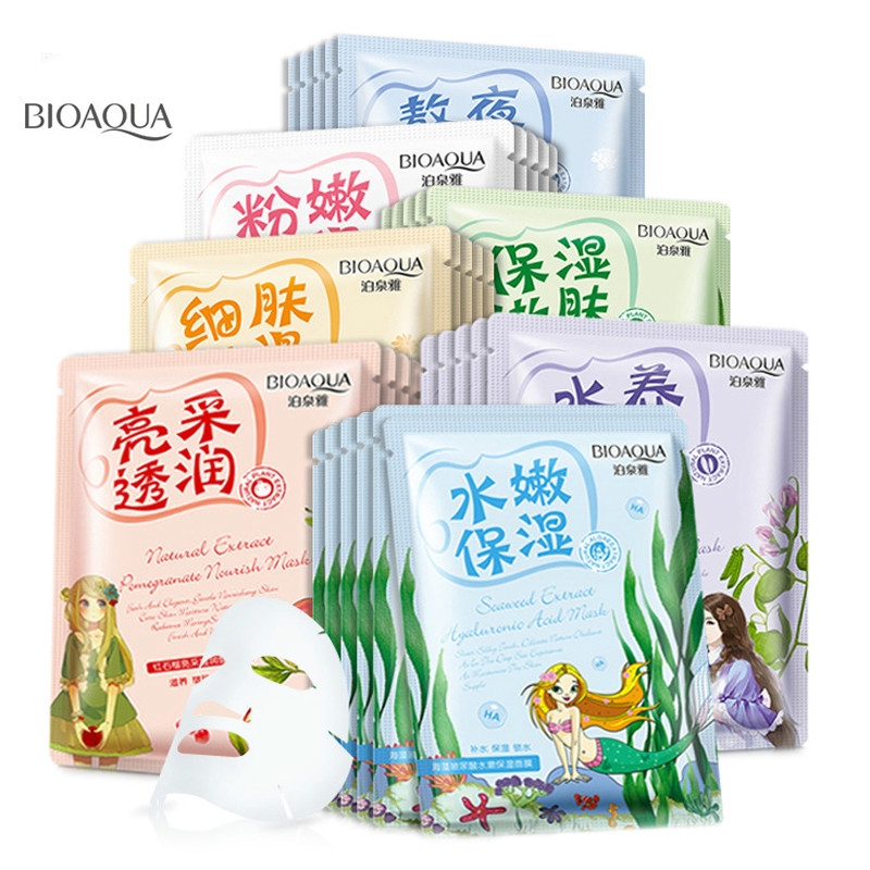 Bioaqua Facial Mask Various Plants Whitening Face Mask (KOREAN FACE