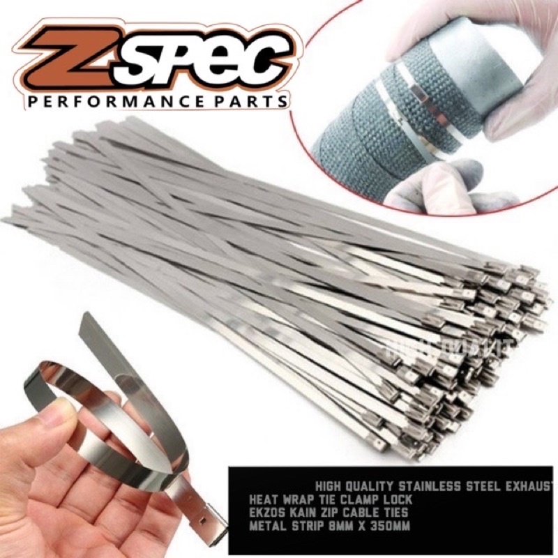 High Quality Exhaust Insulating Thermal Wrap Kain Ekzos Thermo Exhaust Manifold Heat Wrap Zip Cable Ties Metal Strip | Shopee Malaysia High Quality Exhaust Insulating Thermal Wrap Kain Ekzos Thermo Exhaust Manifold Heat Wrap Zip Cable Ties Metal Strip | Shopee Malaysia