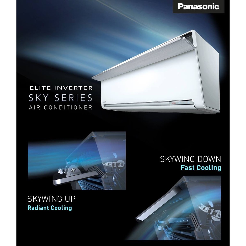 Panasonic Inverter SKY Series Air Conditioner CSVS18SKH + CUVS18SKH