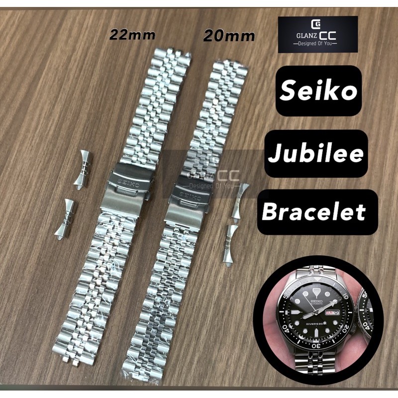 ⚫️⚫️ Jubilee Bracelet Oyster Bracelet Stainless Steel Watch Band 20mm 22mm  Replacement For Seiko Diver | Shopee Malaysia