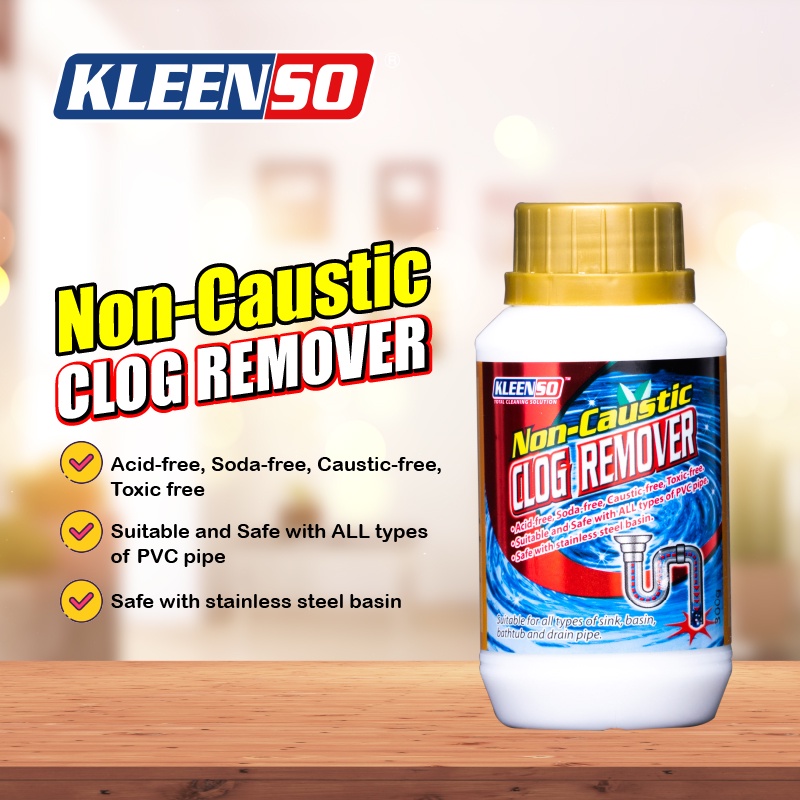 Kleenso Non Caustic Clog Remover Powder Soda Free Toxic Free Acid Free ...