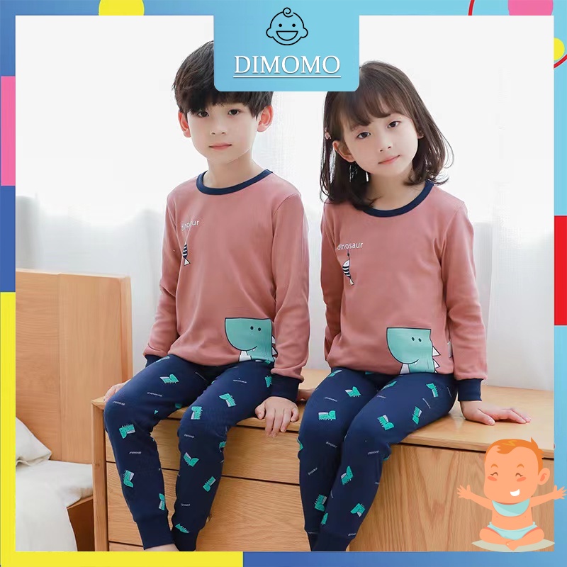 Pyjamas Kids Sleepwear Cotton Baju Tido Budak Suit Baju Tidur Kanak ...