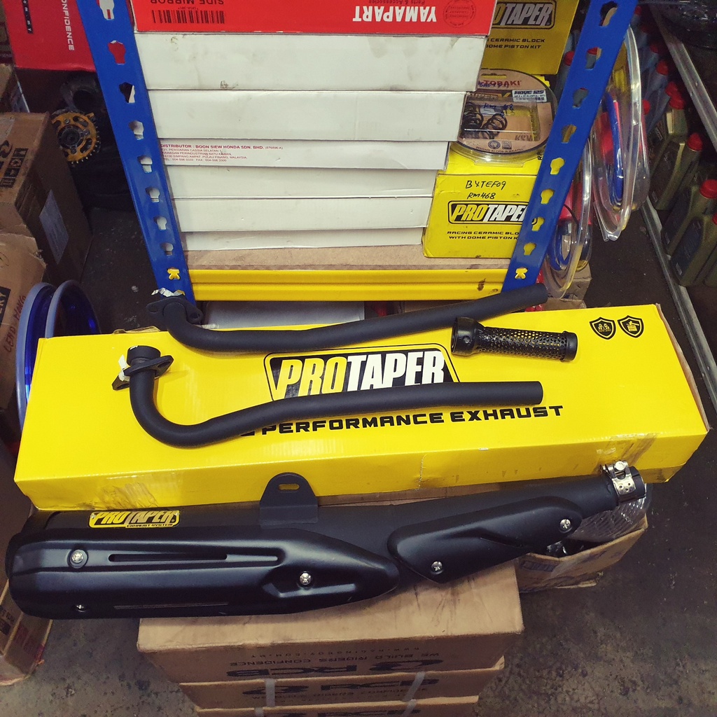 >>READY STOK<<SRL115 FI / SRL115 NON-FI 2IN1 PROTAPER STANDART CUTTING SLIP ON EXHAUST EZOZ 100%ORIGINAL PROTAPER
