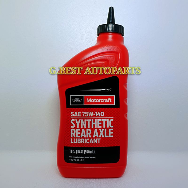 100 ORIGINAL FORD MOTORCRAFT 75W140 SYNTHETIC REAR AXLE LUBRICANT OIL