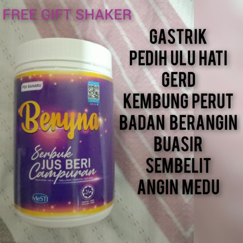 Buy Beryna Free Shaker Jus Kesihatan Buang Angin Dalam Badan Seetracker Malaysia