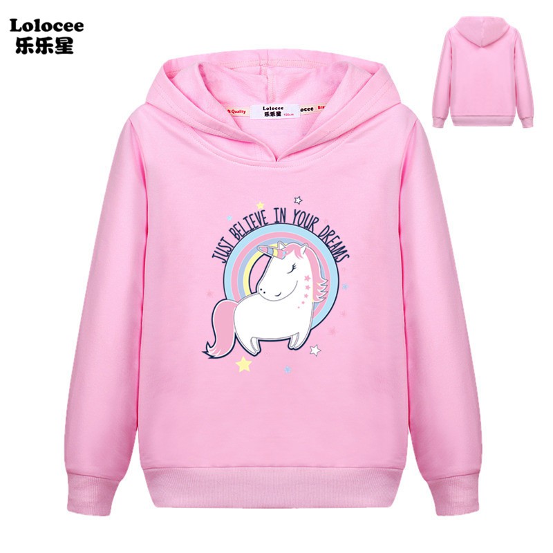 Toddler Kids Girls Hoodies Long Sleeve Thin Sweatshirts Unicorn Jacket Coat Shopee Malaysia - unicorn hoodie roblox