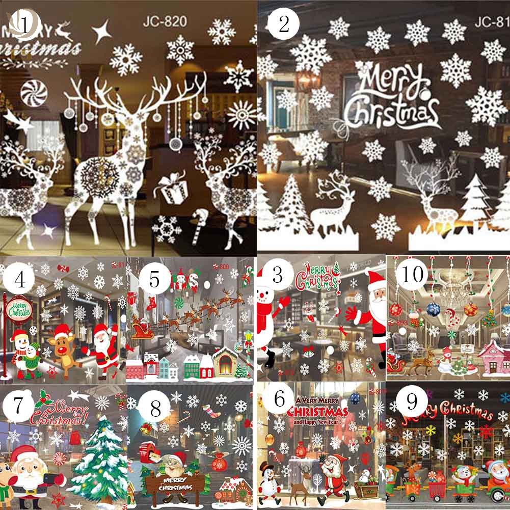 Christmas Wall Stickers Window Decoration Christmas Decorations