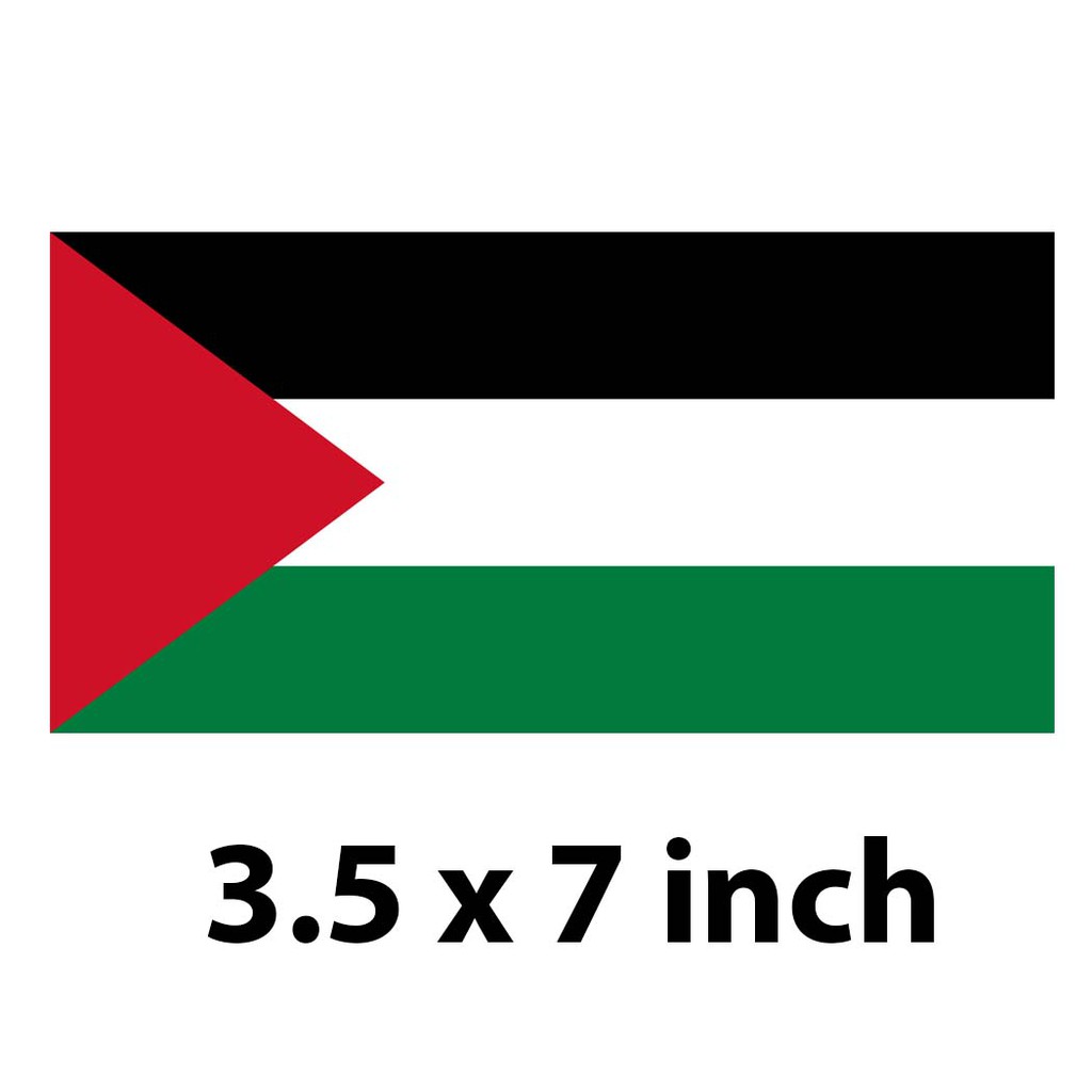 Palestine Flag Car Sticker / Bumper Sticker / Motor Sticker Shopee