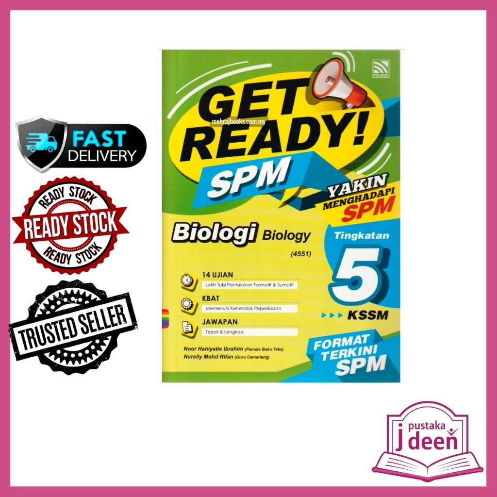 JDEEN BUKU LATIHAN TINGKATAN 5 BIOLOGI (BIOLOGY)  GET READY SPM