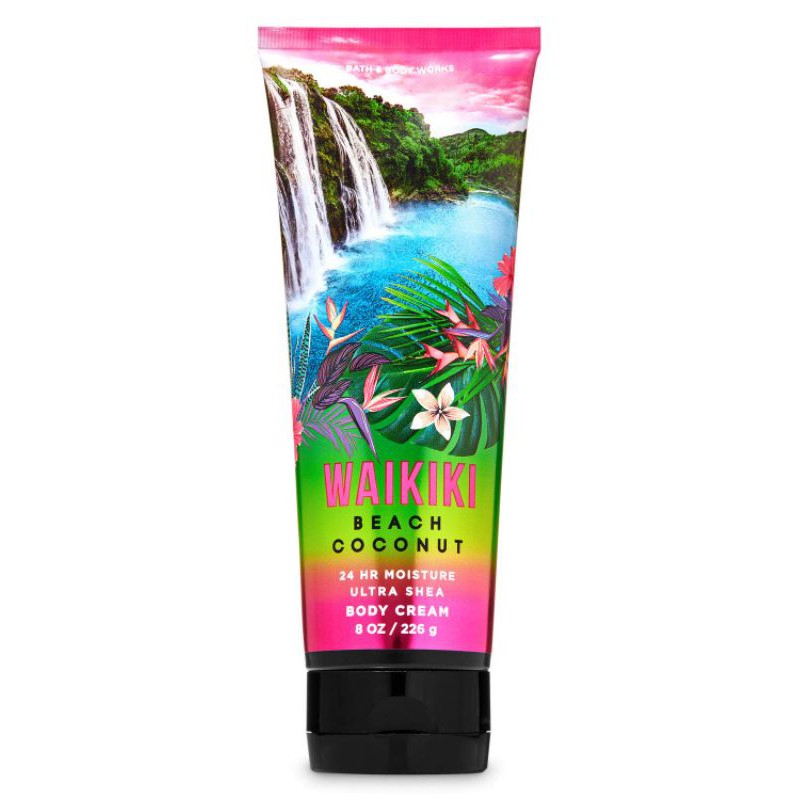 BATH AND BODY WORKS WAKIKI BEACH COCONUT BODY CREAM | Shopee Malaysia