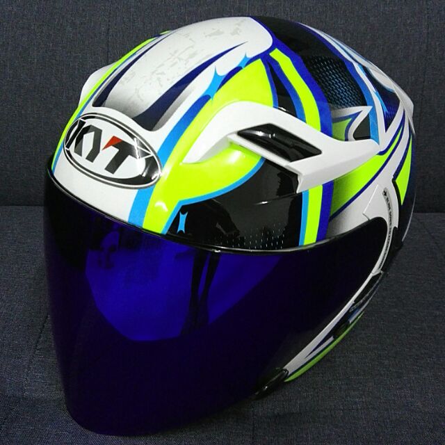 Kyt Venom Lightning Double Visor Termasuik Visor Biru Seperti Gambar Shopee Malaysia