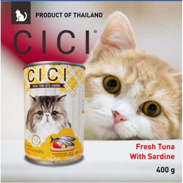 *Ready Stock* CICI Wet Canned Cat Food 400g / Cat Wet Food / Makanan Kucing  Tin