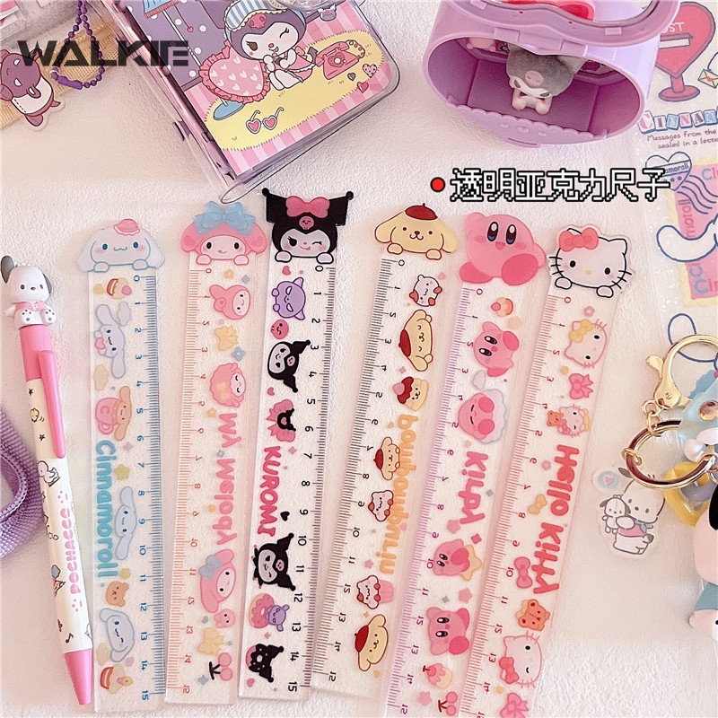 WALKIE Kawaii Cinnamoroll My Melody Kuromi 15Cm Student Stationery ...