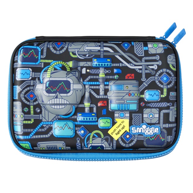 SMIGGLE TECHIE LIGHT UP HARDTOP PENCIL CASE Shopee Malaysia