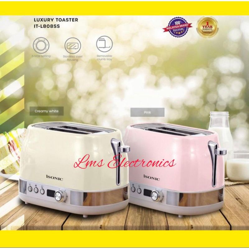 ISONIC VINTAGE LUXURY EDITION ELECTRIC TOASTER ITL808SS Shopee Malaysia