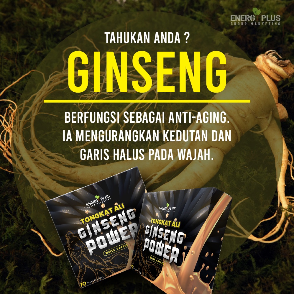 Tongkat Ali Kopi Ginseng Tambah Tenaga Lelaki Original Herba Asli